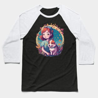 just a girl and her dog Baseball T-Shirt